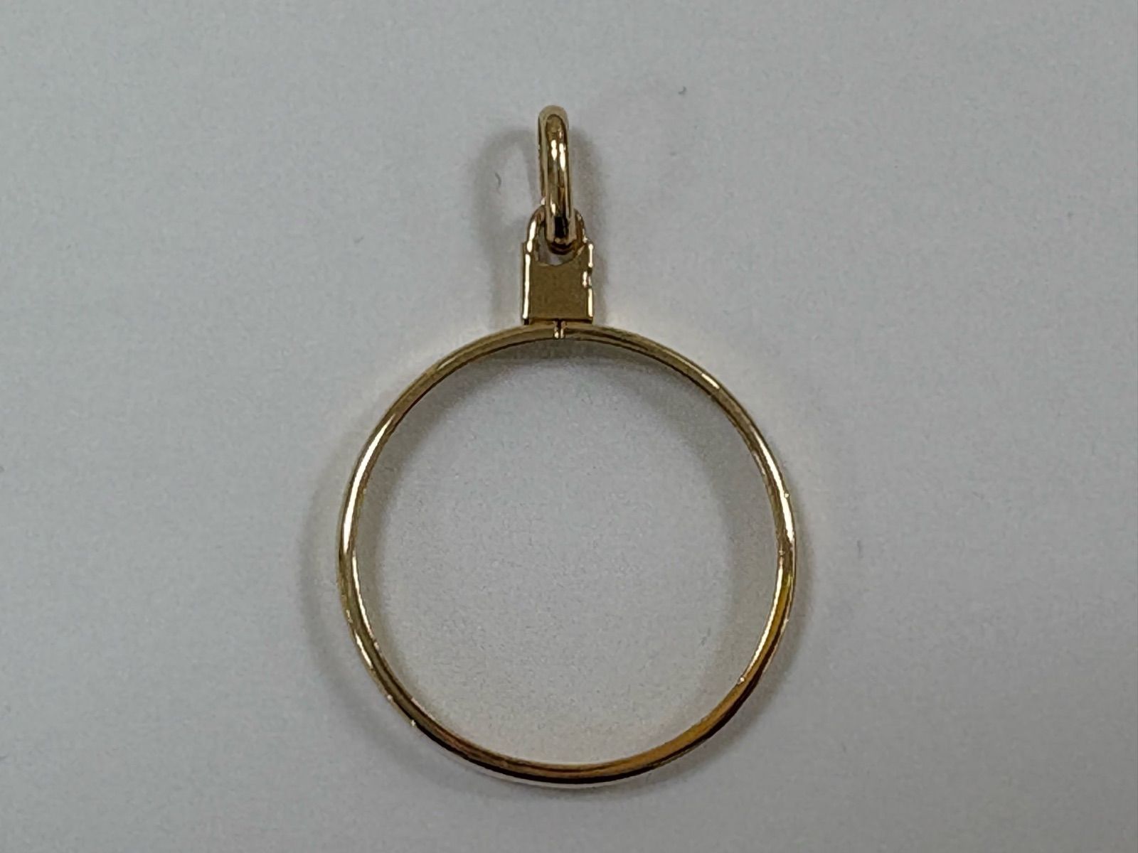 ノンブランドジュエリー メープルリーフコイン1|2oz用ペンダント枠 K18YG K18イエローゴールド ペンダント 送料無料