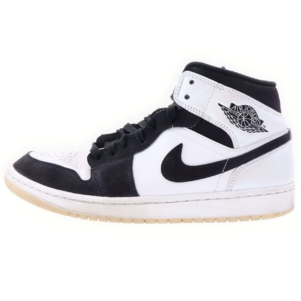 NIKE ナイキ AIR JORDAN 1 MID SE OMEGA DH6933-100 エアジョーダン 1 オメガ ミッドカットスニーカー ホワイト/ブラック US9.5/27.5cm NIKE (ナイキ) AIR JORDAN 1 MID SE OMEGA DH6933-100 エアジョーダン