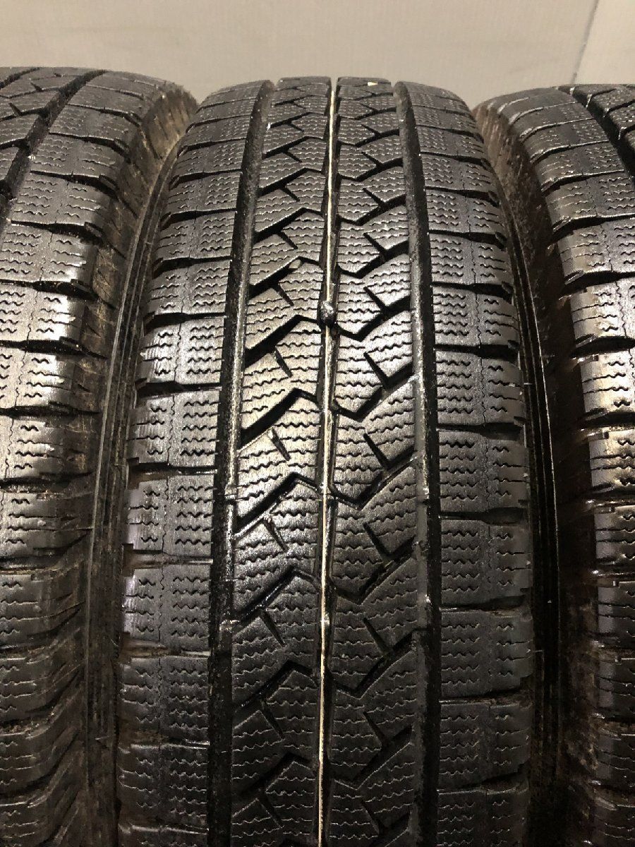 BS BRIDGESTONE BLIZZAK VL1 165R13LT 6PR 13インチ スタッドレス 4本 19年製 バリ溝 サクシード プロボックス等　(KTE043)