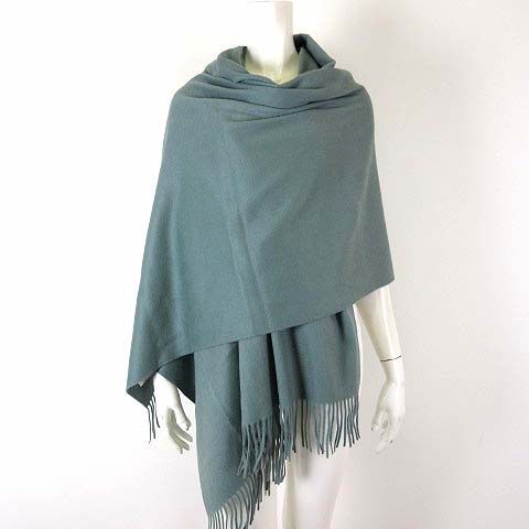 アミパリ　マフラー（グリーングレー）　保存袋付き アミパリ マフラー（グリーングレー） 保存袋付き アミパリ マフラー