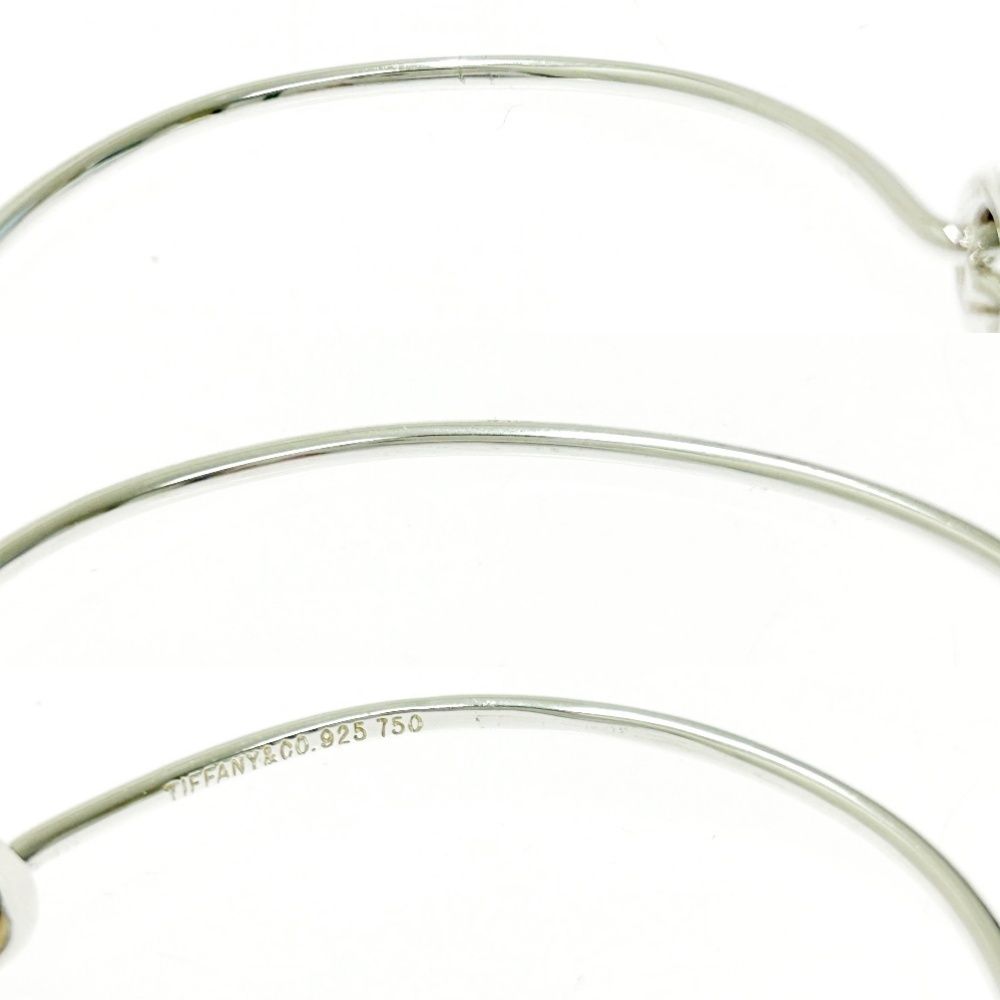 ティファニー ラブノットバングル シルバー×ゴールド ティファニー