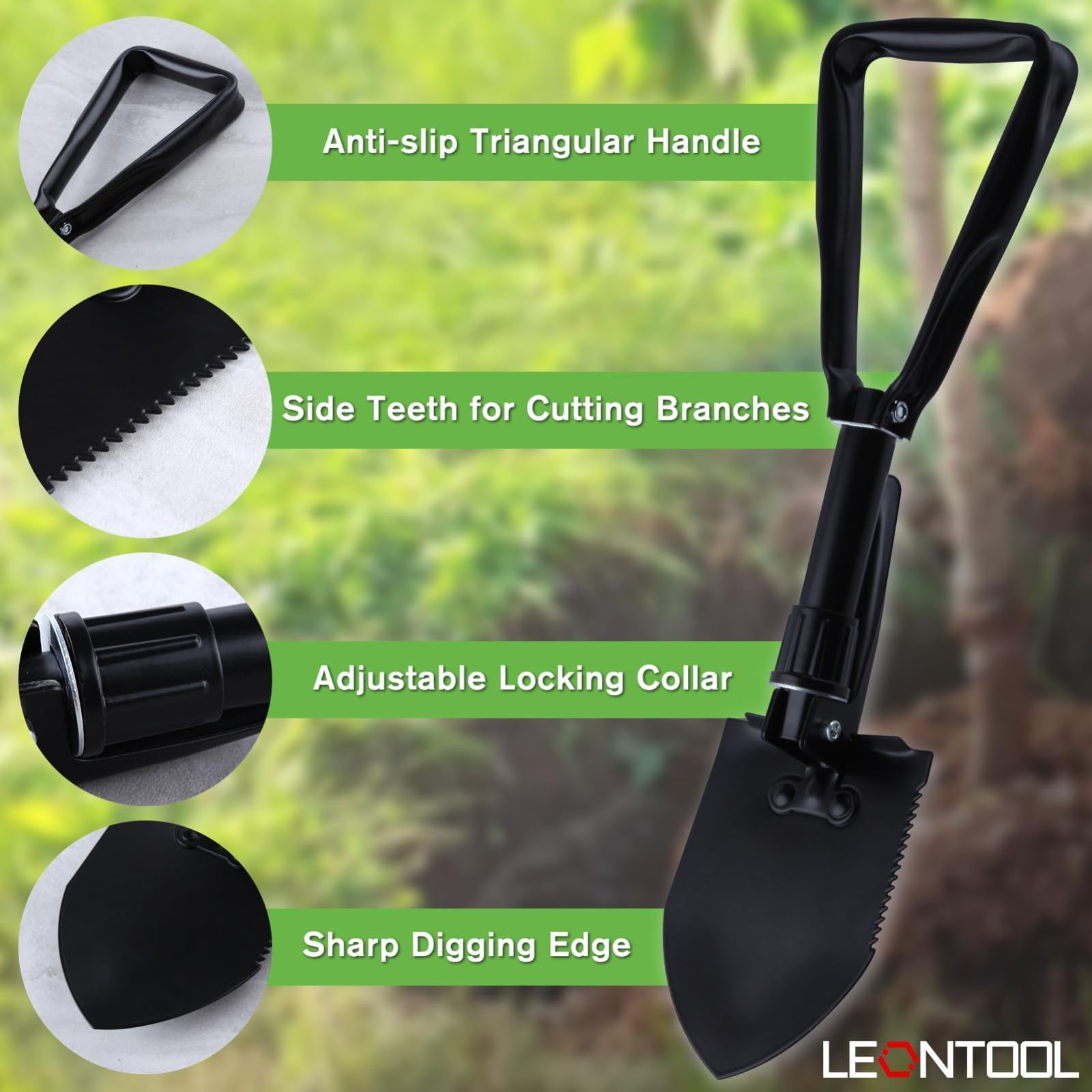 新品 折り畳みスコップ 多機能シャベル キャンプ 折りたたみシャベル