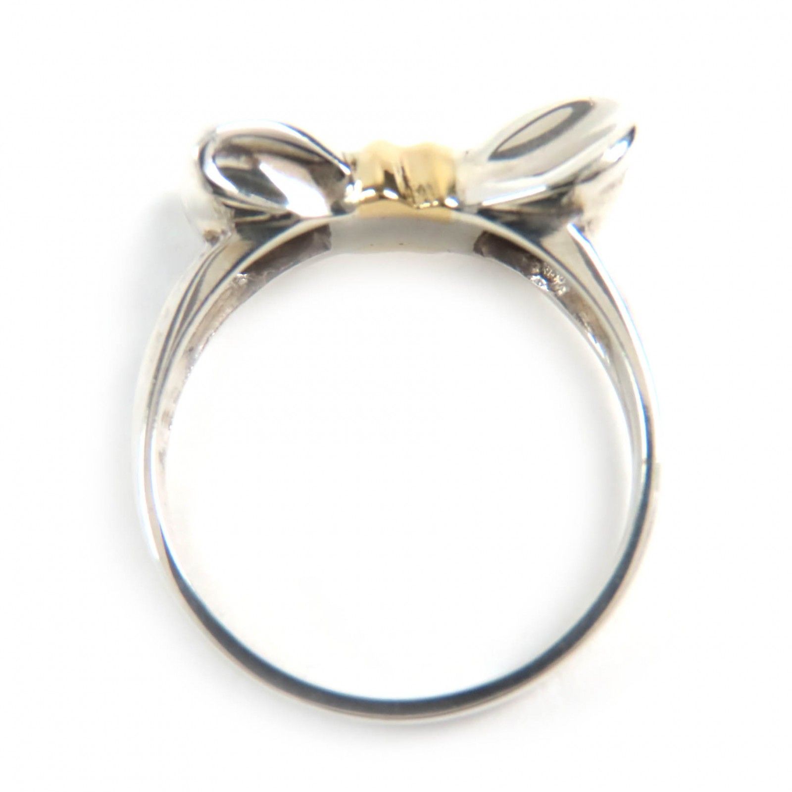 美品△TIFFANY&Co. ティファニー リボン リング・指輪 アクセサリー  