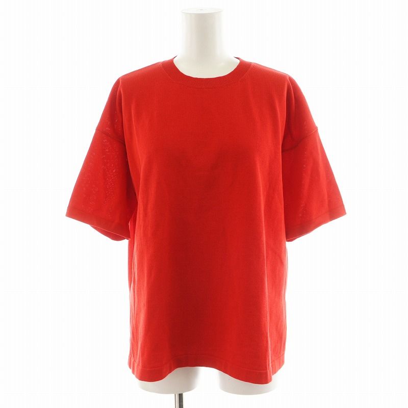 エンフォルド ENFOLD 20SS ニット カットソー 半袖 コットン 38