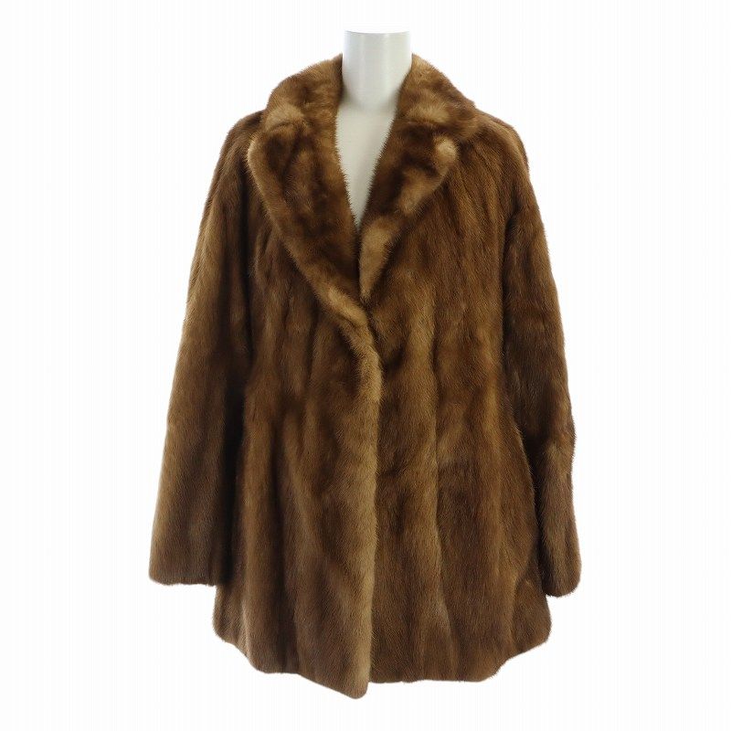 ブロンズファー Bronze fur ミンクファー ロング コート アウター 毛皮