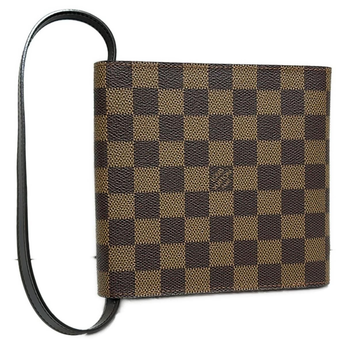 訳あり中古ルイヴィトンlouis vuittonダミエショルダーバック旅行ケース LOUIS VUITTON(ルイヴィトン) 小物入れ ダミエ ショルダー付きCD
