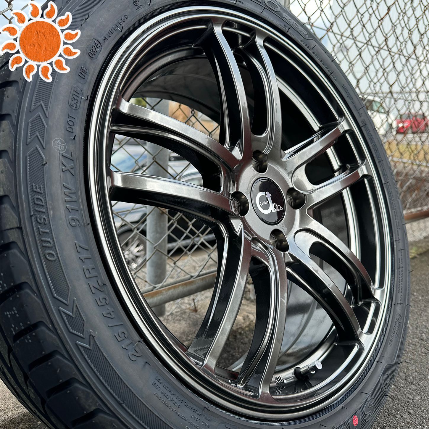 新品 夏タイヤセット MINI ミニ R50 R55 R56 R57 R58 R59 ホイール 