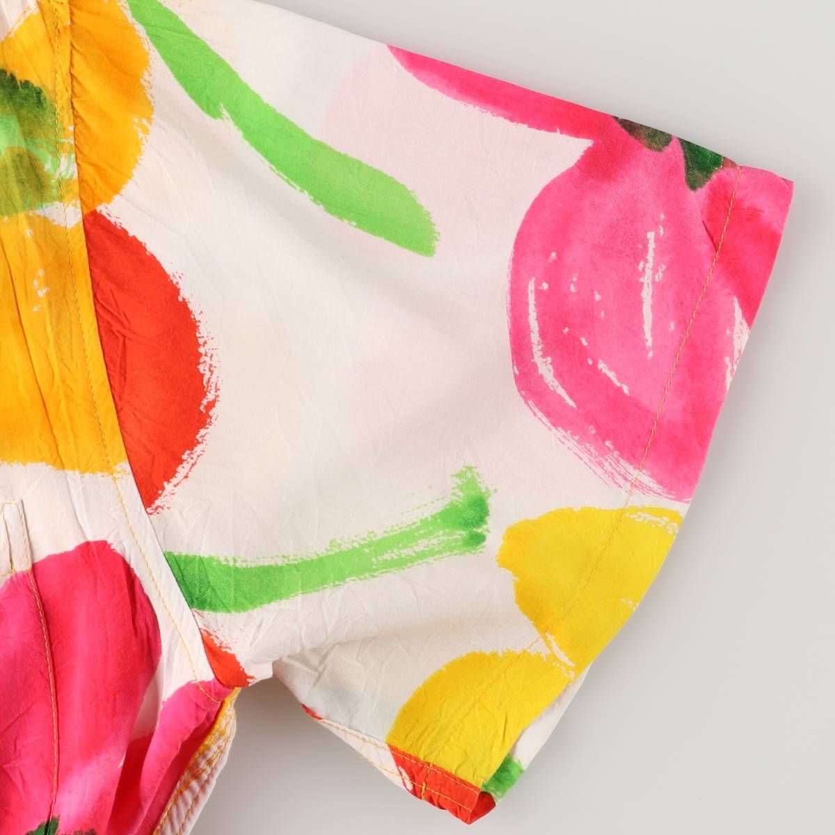 古着 90年代 ジャムズワールド JAMS WORLD 花柄 半袖 レーヨンシャツ  