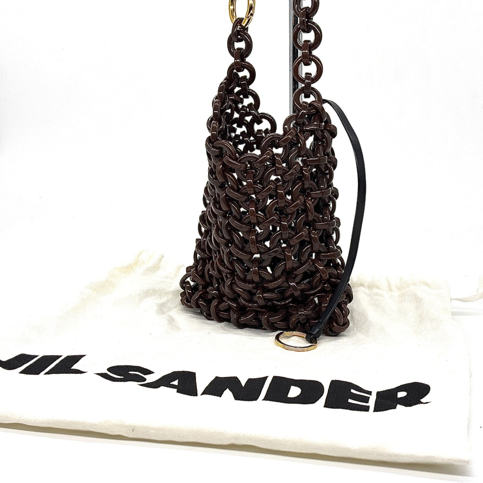 手に馴染む、抜け感バッグ✨】 JIL SANDER ジルサンダー リングバッグ 