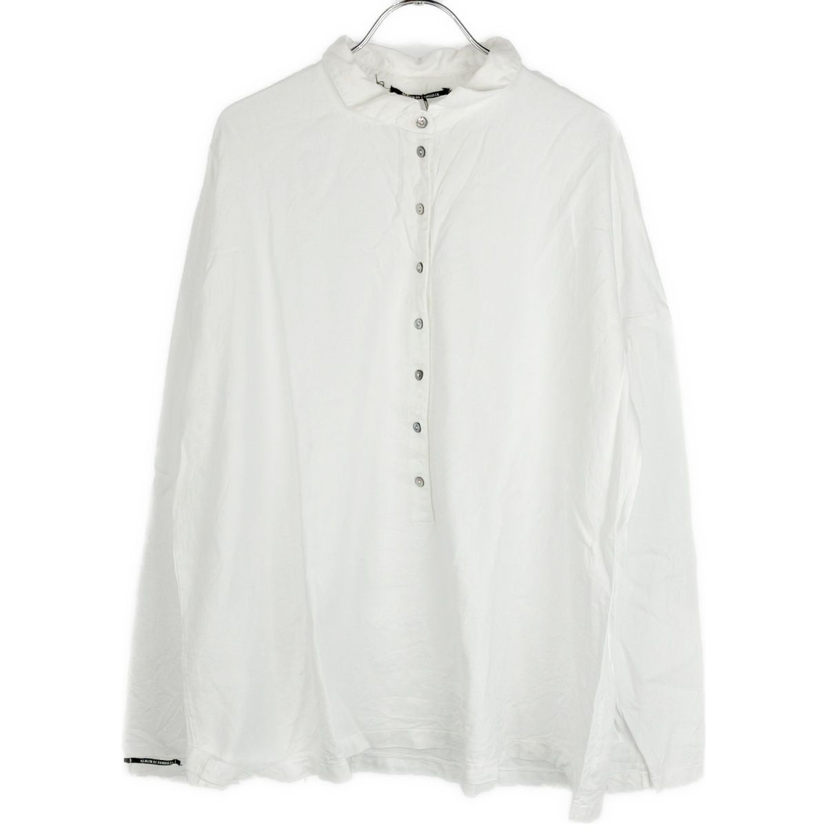 アルバムディファミリア 12_66 COLLAR SHIRT TVC ミルクS album di famiglia アルバム ディ ファミリア COLLAR SHIRT TVC