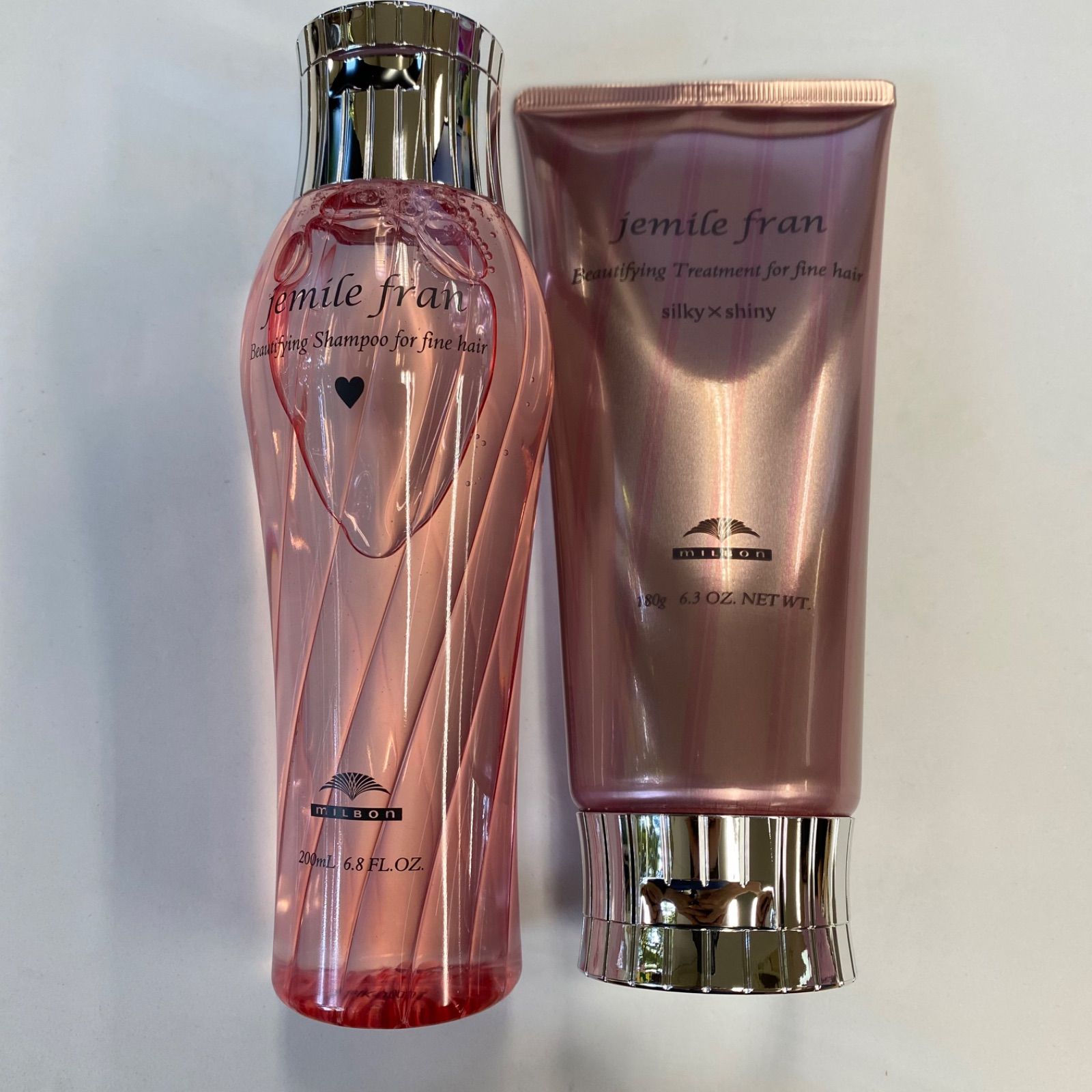 ミルボン ジェミールフラン ハート シルキーシャイニー 1000セット ミルボン ジェミールフラン シャンプートリートメントセット