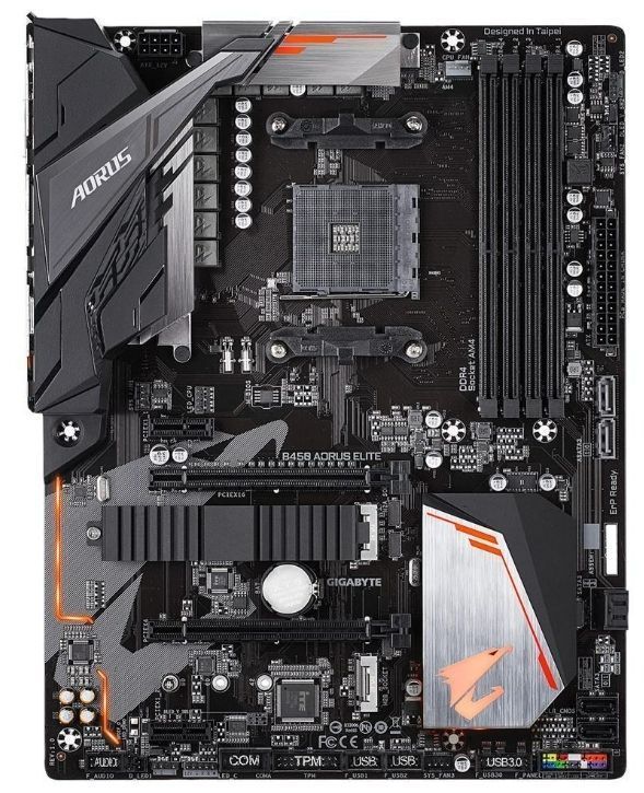 GIGABYTE B450 AORUS ELITE AM4 AMD B450 SATA 6Gb|s ATX AMD Motherboard