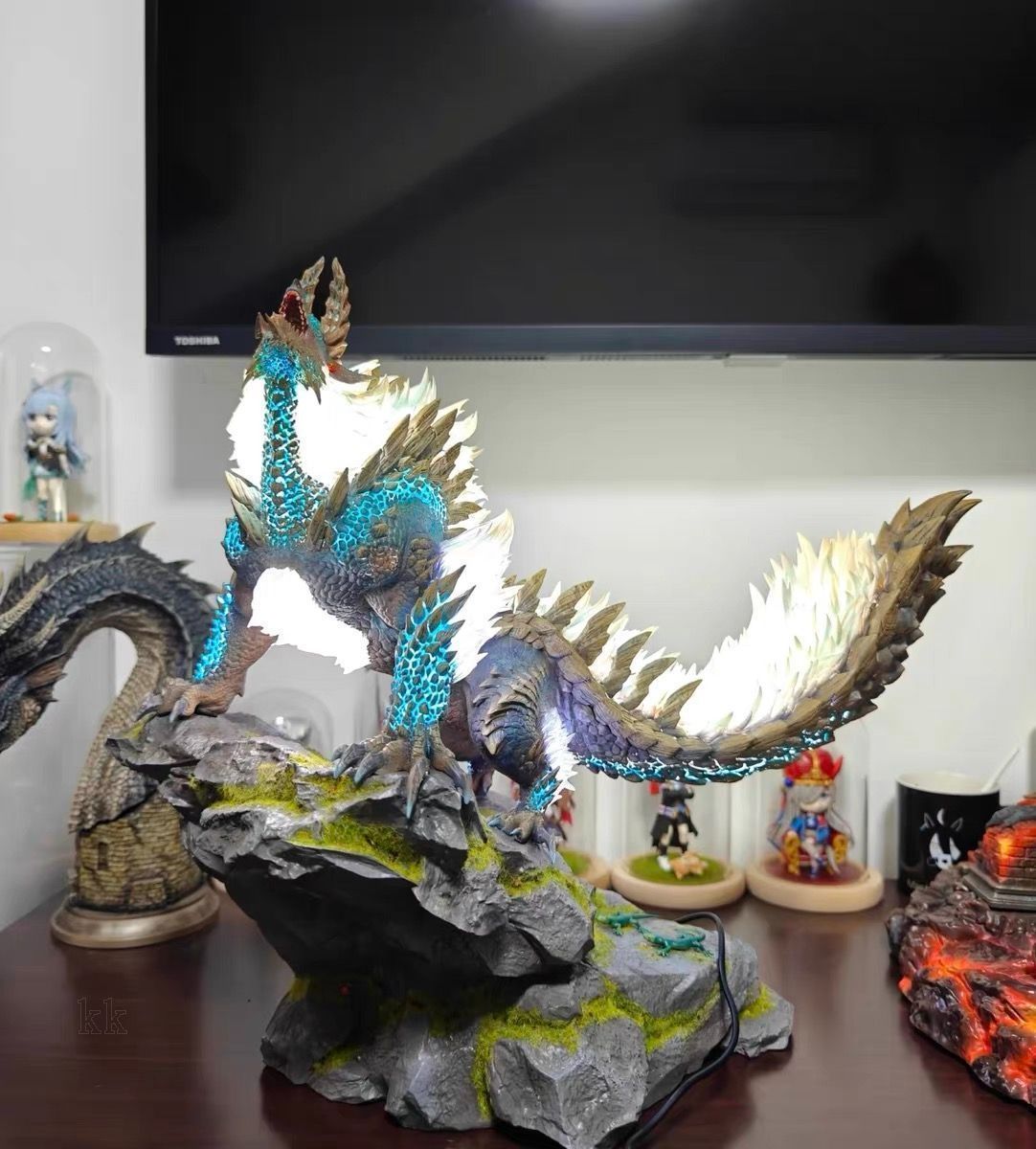 モンスターハンター ジンオウガ フィギュア LED付き モンスター