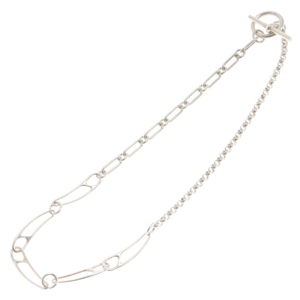 【HERMES】シルバーネックレス“CHAINE D’ANCRE PUNK”送料込み エルメス Hermes HERMES ネックレス CHAINE DANDRE PUNK 40cm