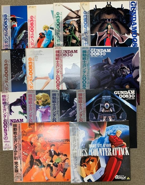 LD アニメ 機動戦士ガンダム0083 全12巻+ガンダムF91+機動戦士ガンダム