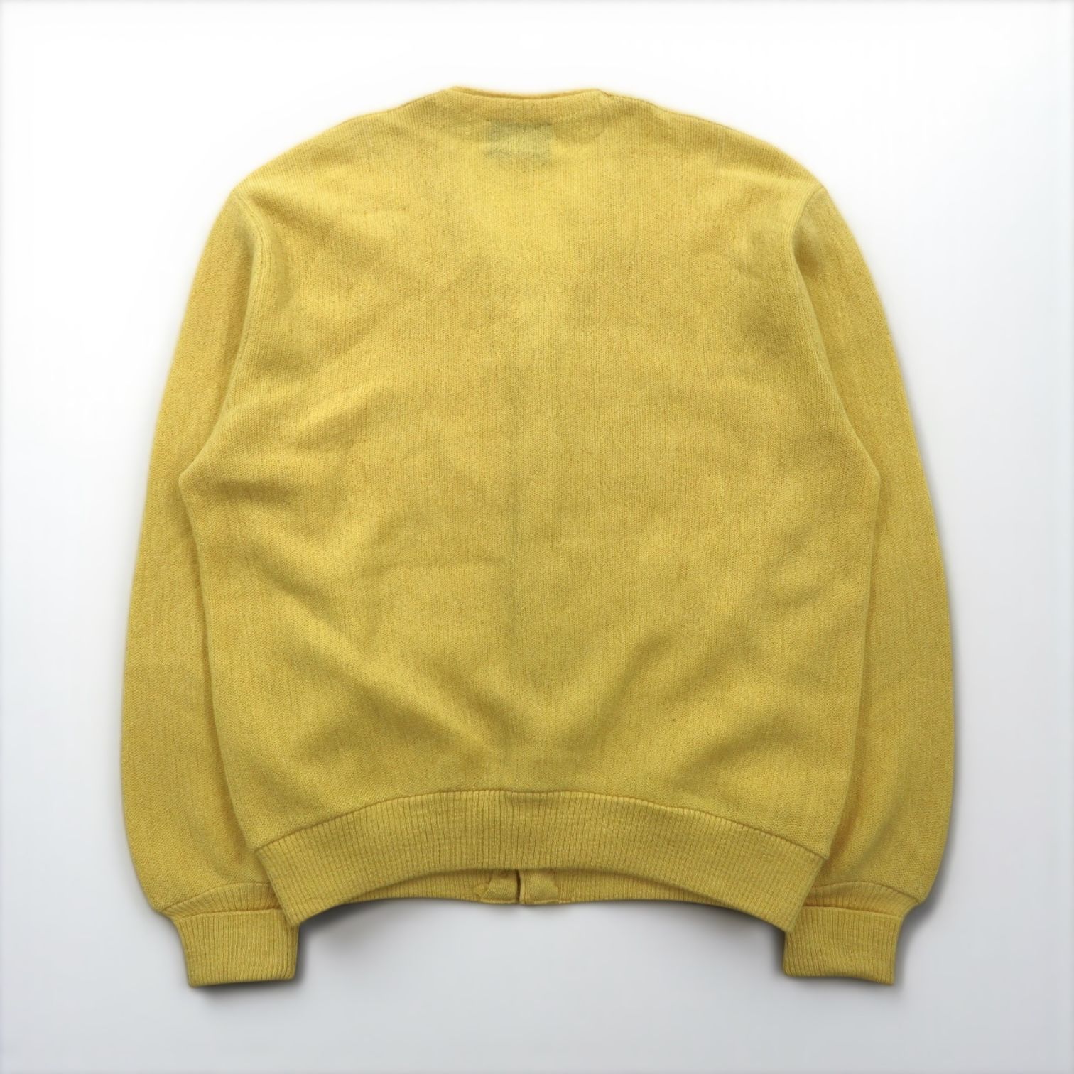 Arn Palmer ニット カーディガン M マスタード イエロー アルパカ ROBERT BRUCE