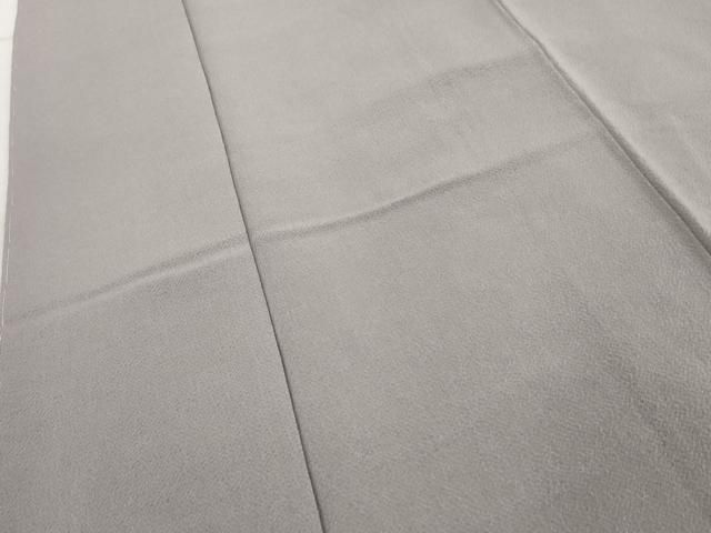 逸品◇未使用!正絹◎鬼しぼ縮緬極上色無地161cm一つ紋(丸に下がり藤)袷 逸品◇未使用!正絹◎鬼しぼ縮緬極上色無地161cm一つ紋(