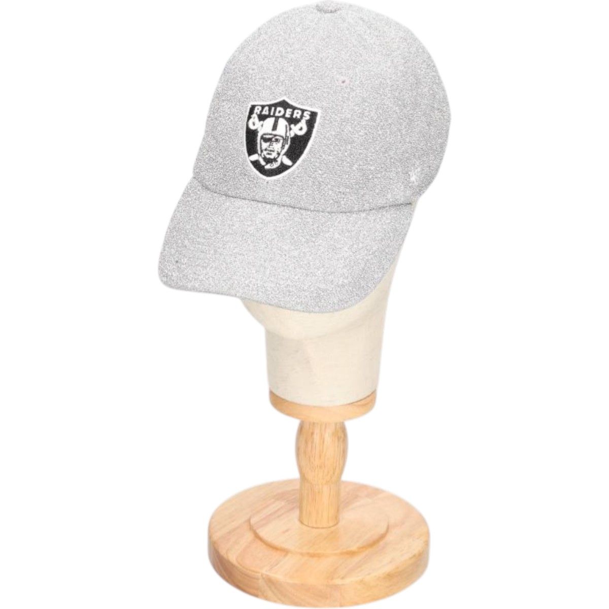RAIDERS ビッグロゴ 刺繍 ベースボールキャップ 古着 レイダース NFL 古着 47 NFL LAS VEGAS RAIDERS ラスベガスレイダース ベース