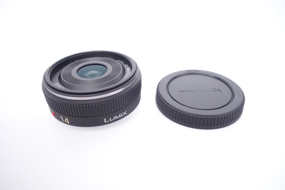 上品 パナソニック Panasonic 単焦点 広角パンケーキレンズ ルミックス G 14mm|F2.5 ASPH. H-H014 D05011A