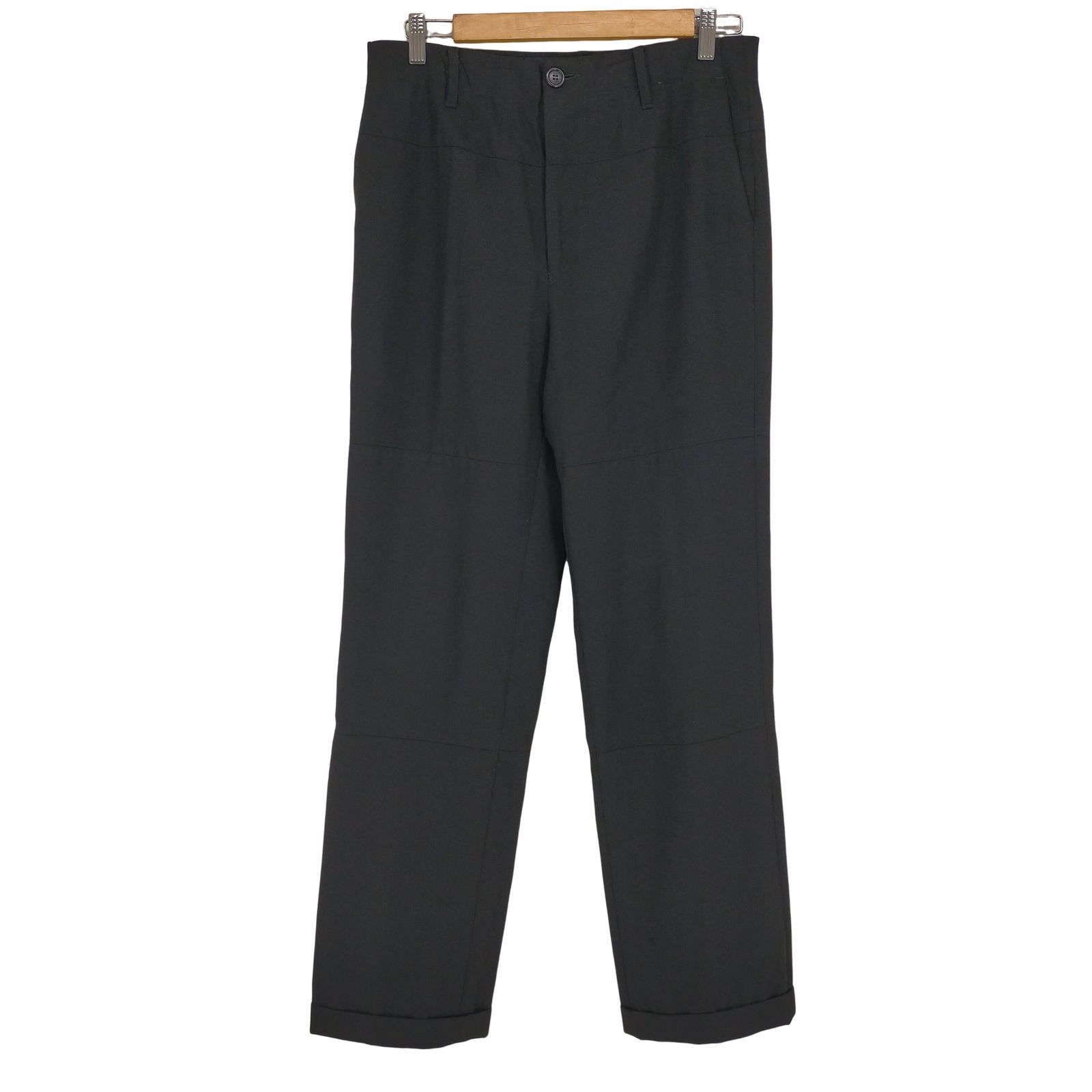 DIRK BIKKEMBERGS スラックス サイズ48 黒　ウール ダークビッケンバーグ DIRK BIKKEMBERGS MADE IN ITALY 切替