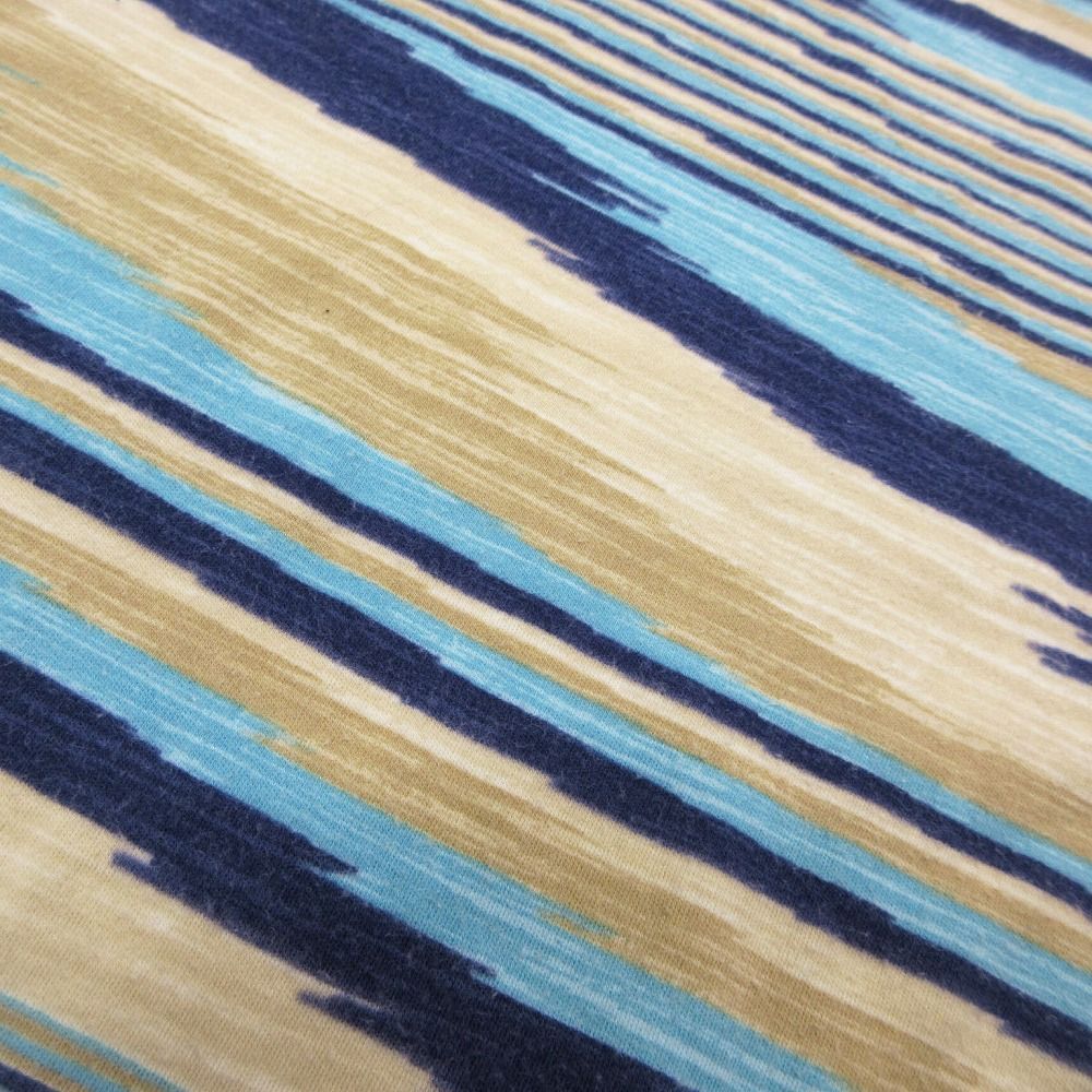 Vintage MISSONI ミッソーニ 総柄 Tシャツ カットソー半袖 クルーネック トップス 大きいサイズ50 XL ブルー レディース 【中古】 Vintage MISSONI ミッソーニ 総柄 Tシャツ カットソー半袖