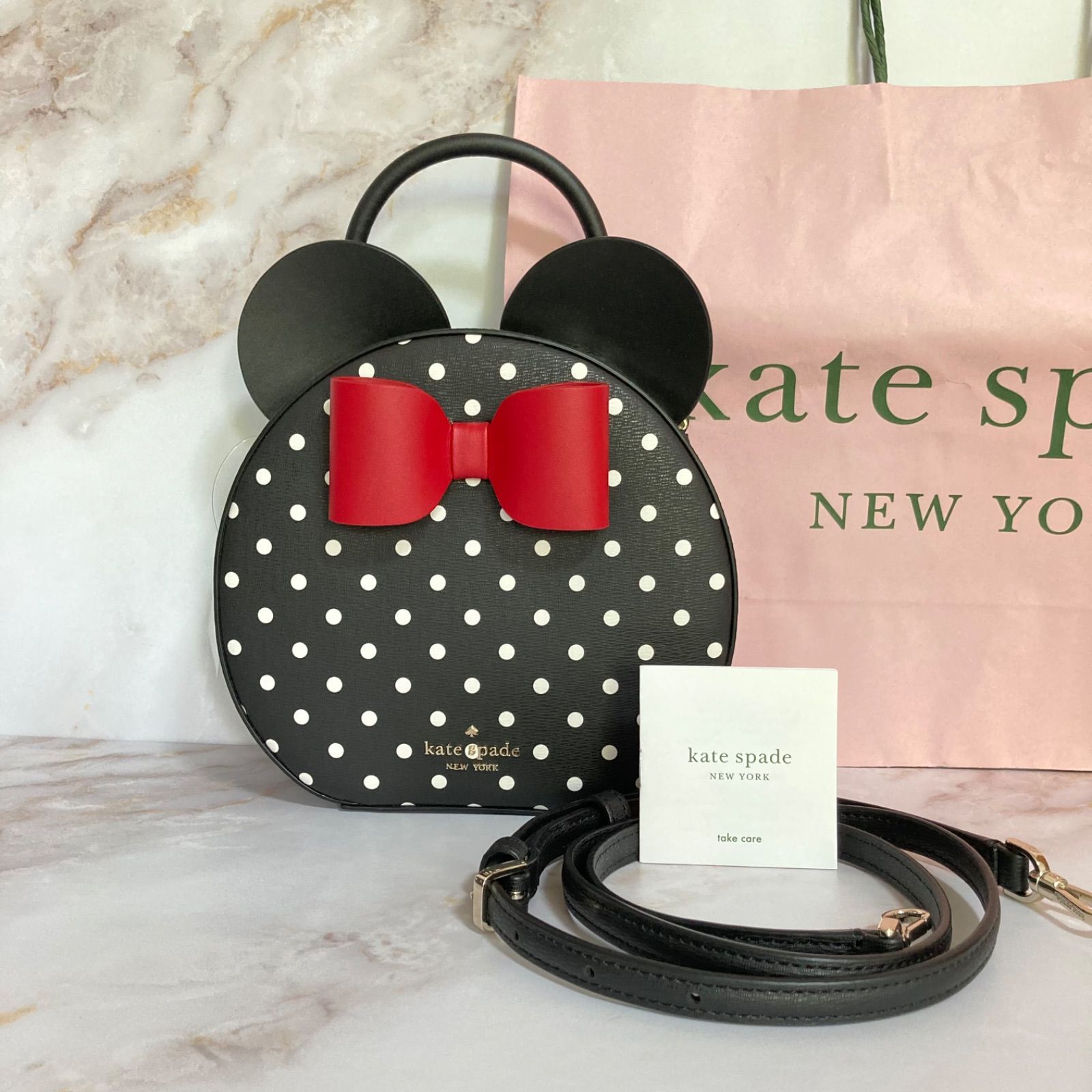 最終値下げ！】日本未発売 kate spade ミニー 2WAYコラボバッグ - メルカリ