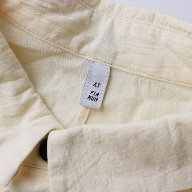 美品 フィルマム FIRMUM 40/1オーガニックコットン・強撚ウェザー ノー  