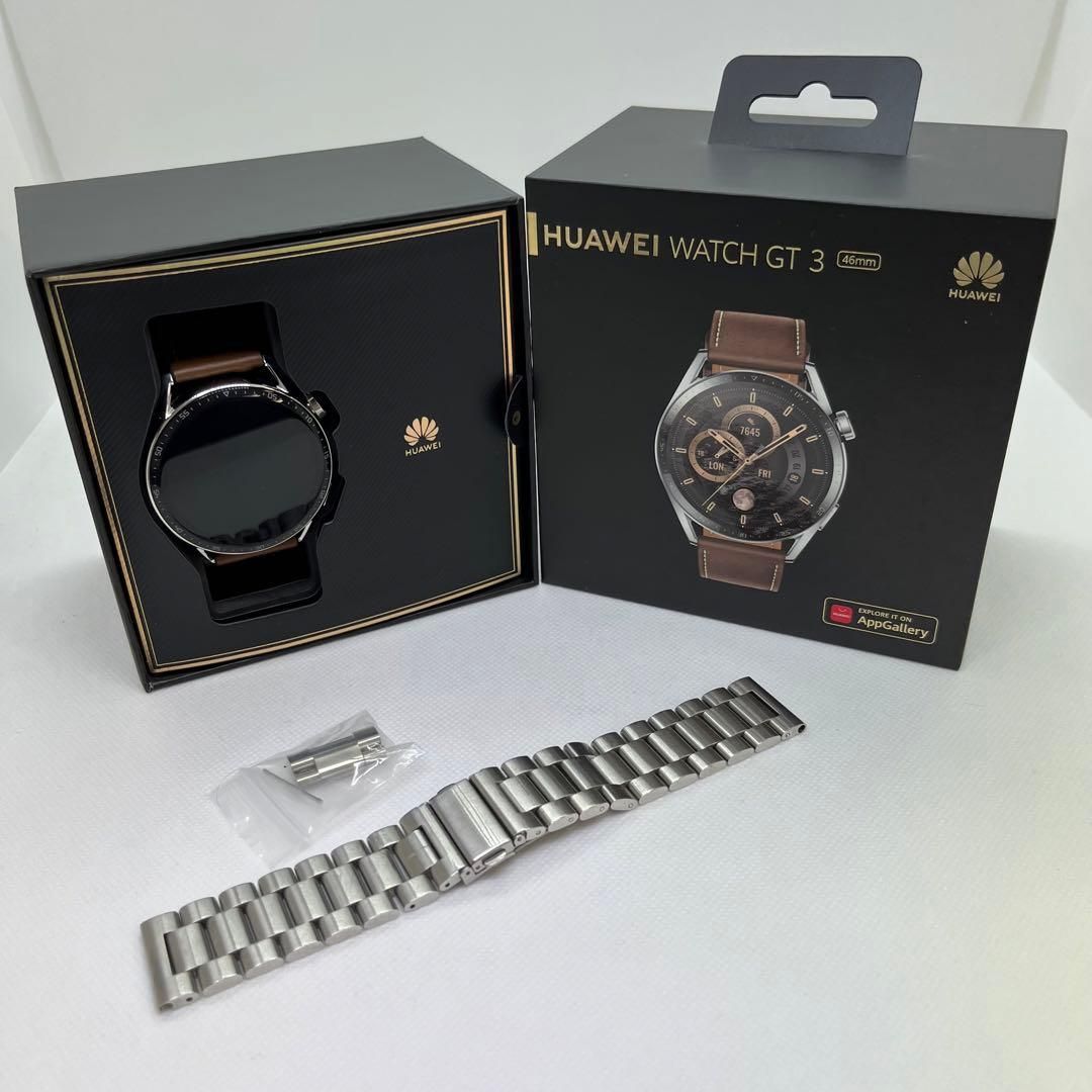 HUAWEI WATCH GT 3 46 ブラウン スマートウォッチ ハーウェイ