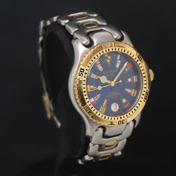 QZ Guy Giano 150M GH-141 ネイビー文字盤 デイト レディース