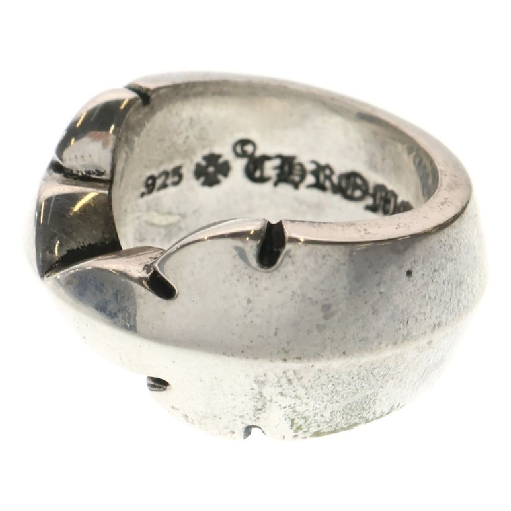 CHROME HEARTS ダブルフレアニーリング CHROME HEARTS (クロムハーツ) ダブルフレアニーリング シルバー