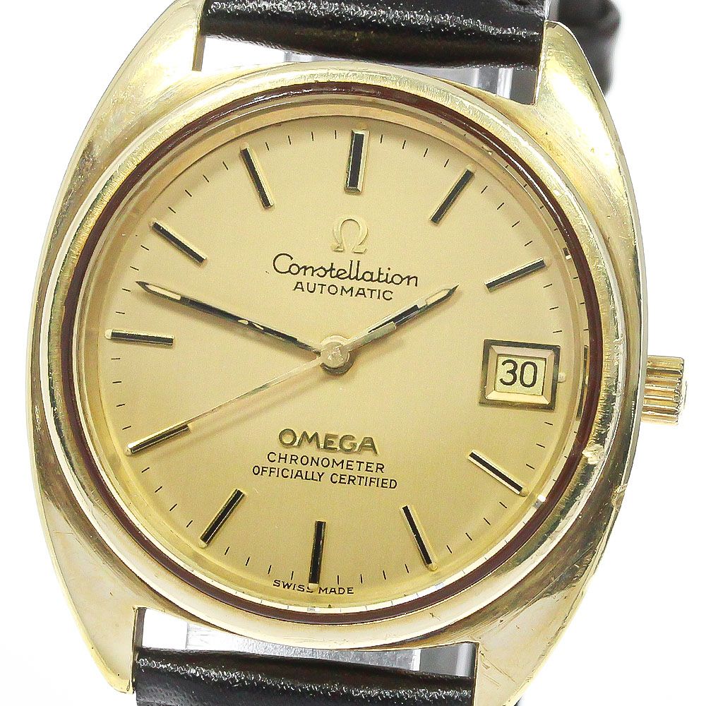 訳ありオメガ OMEGA 168.0056 コンステレーション Cal.1011 デイト 自動巻き メンズ_778745 - メルカリ