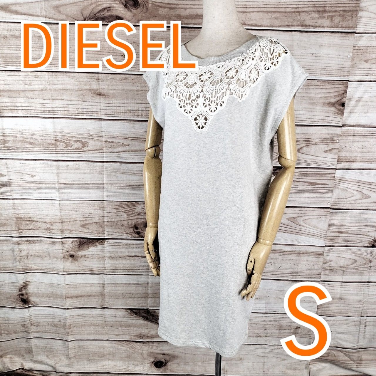 DIESEL ディーゼル ロングスリーブ ワンピース DIESEL - ☆diesel ロングワンピース リブの通販 by vanilla's