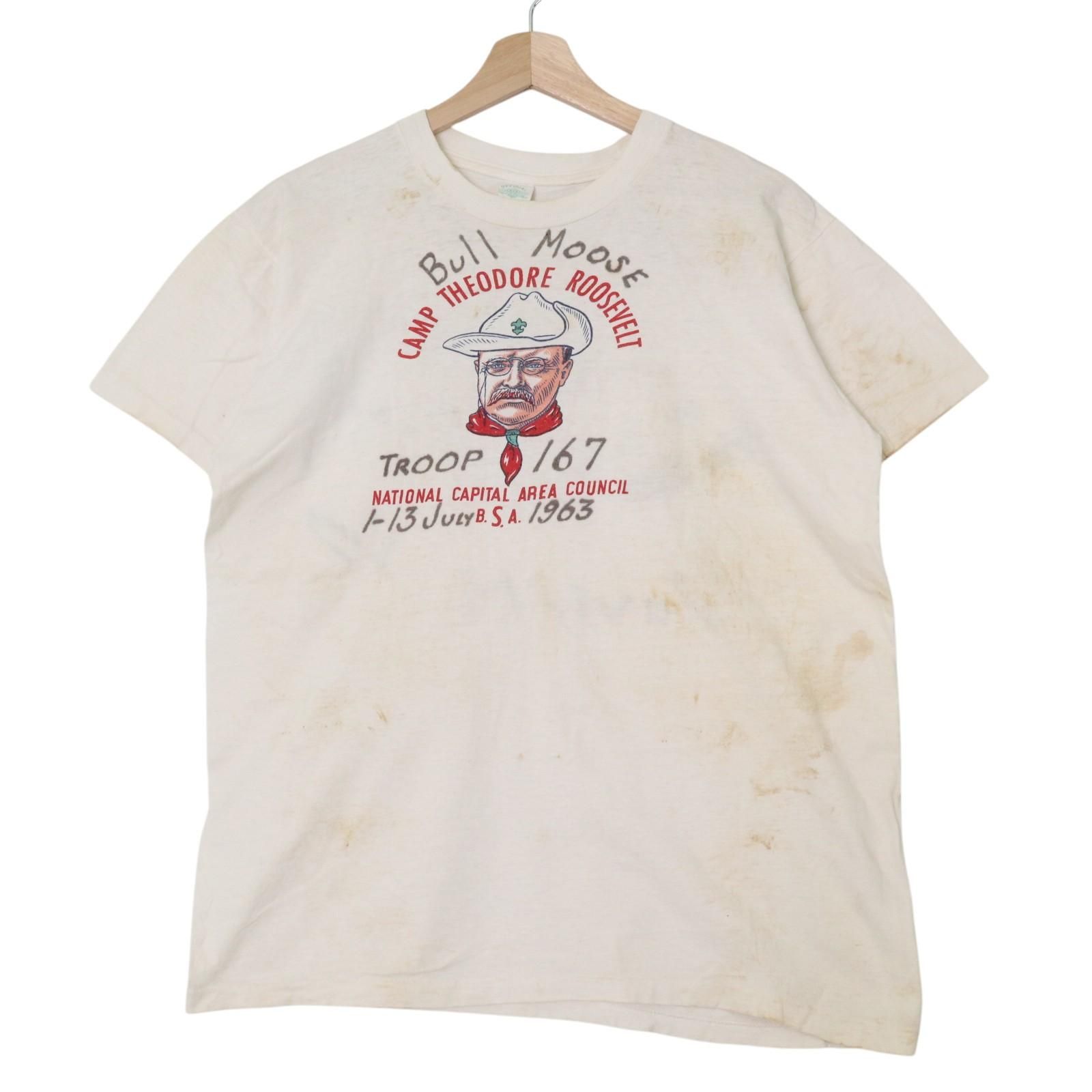 60年代 B.S.A ボーイスカウト 半袖Tシャツ ヴィンテージ ホワイト  