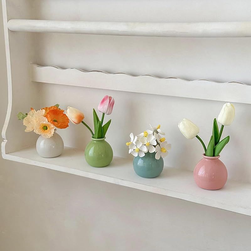 一輪挿し　花器　フラワーベース　花瓶　作家物　花片　花弁 花瓶 黒 陶器 ミニ花器 一輪挿し セラミック フラワーベース
