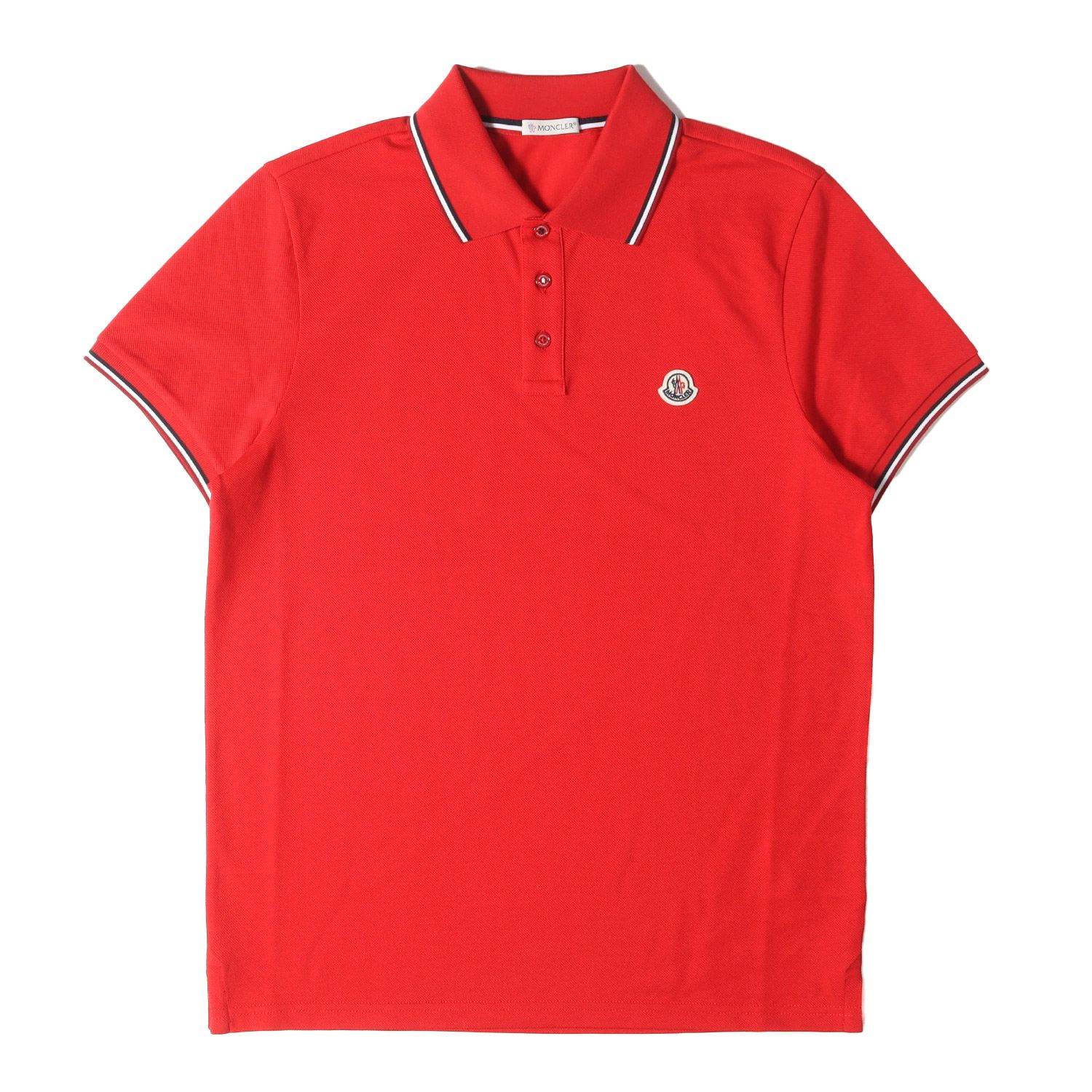美品 MONCLER モンクレール ポロシャツ サイズ:M 21SS ワンポイント 