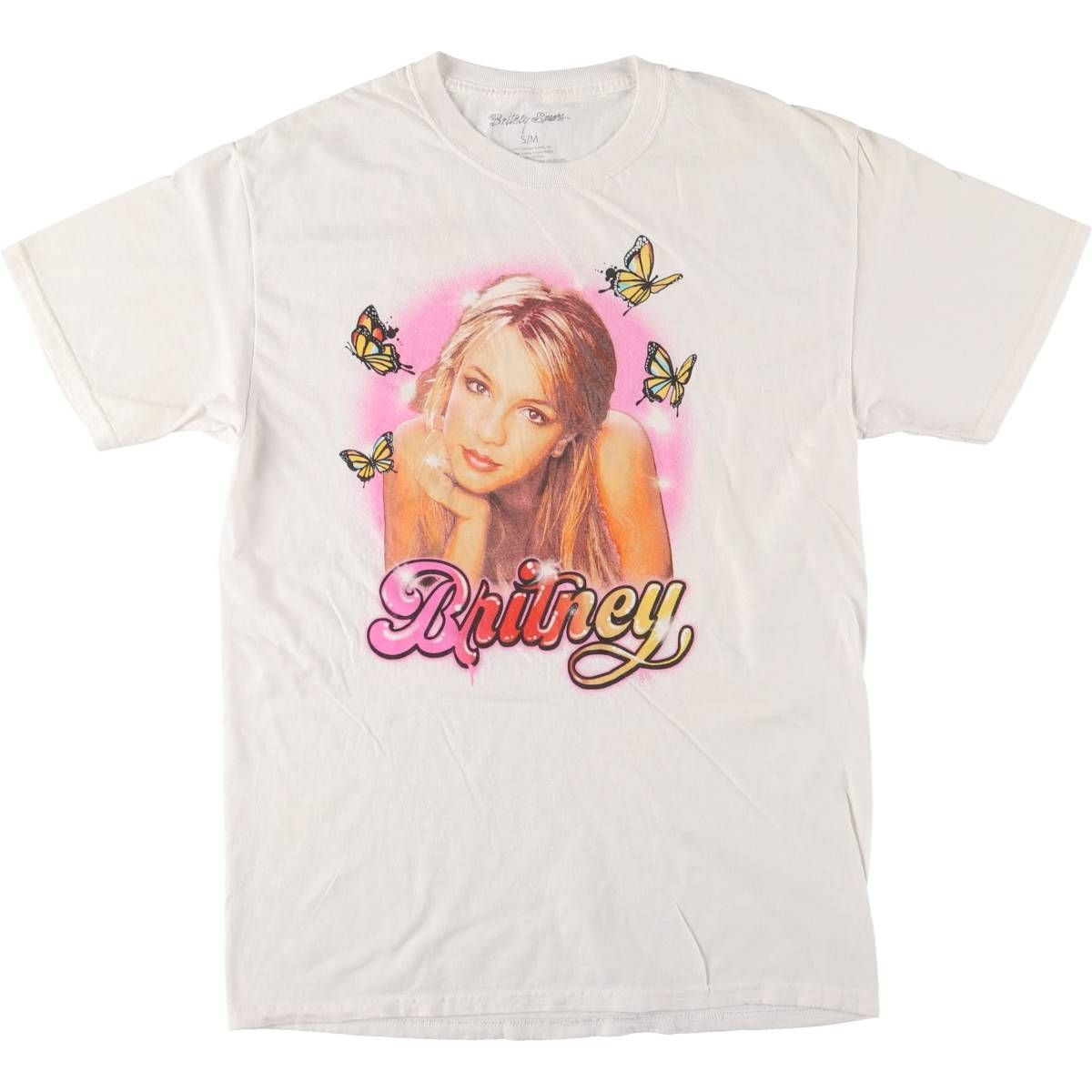 古着 BRITNEY SPEARS ブリトニー スピアーズ バンドTシャツ バンT メンズM相当/eaa529360
