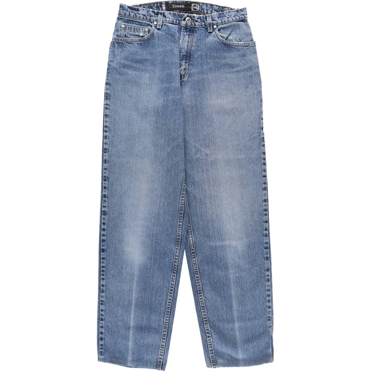 古着 90年代 リーバイス Levi's SILVER TAB シルバータブ LOOSE ルーズ テーパードデニムパンツ USA製 メンズw32相当/evb009135