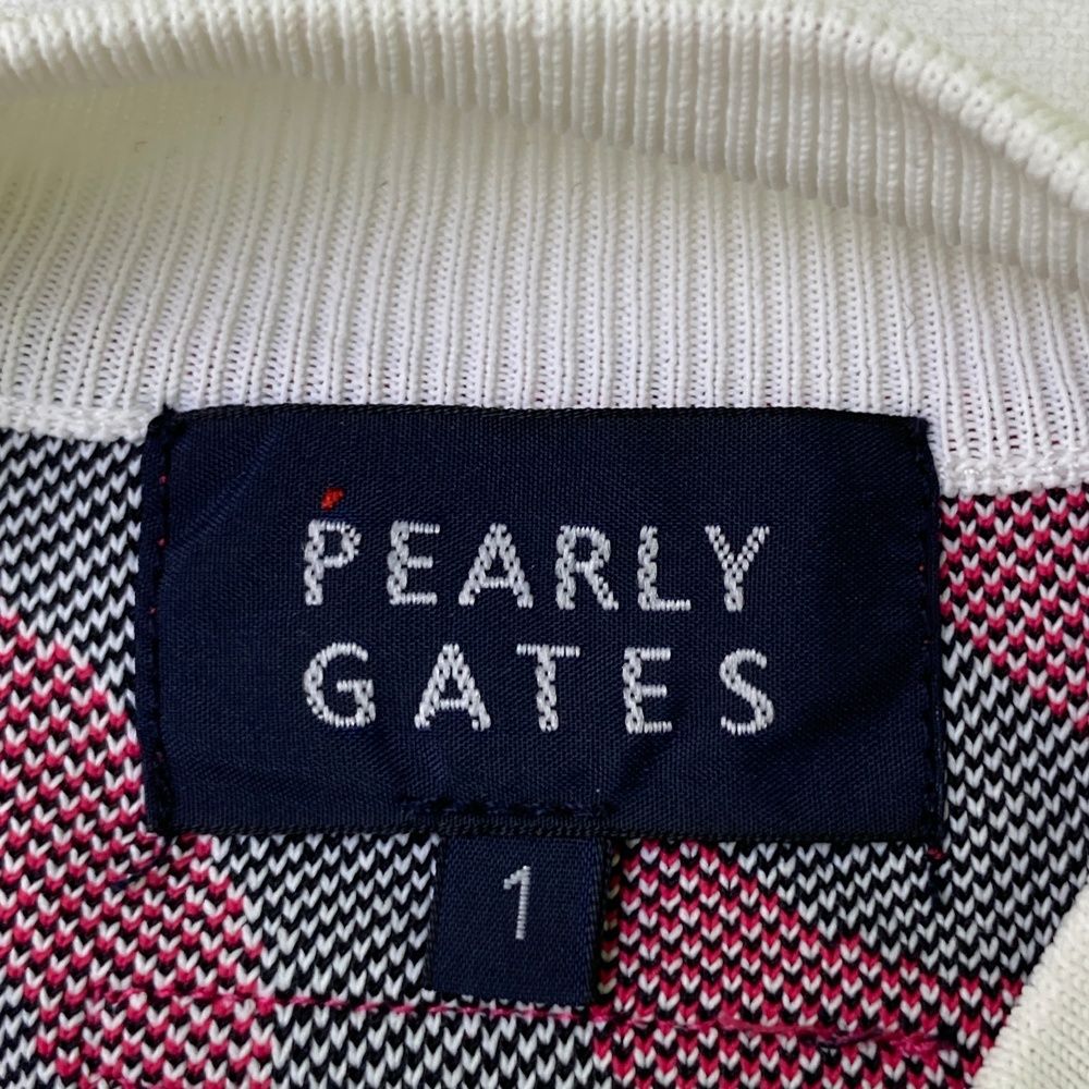 サイズ：1 PEARLY GATES パーリーゲイツ  ハイネック ニットセーター 総柄 ブラック系 [240101479636] ゴルフウェア レディース ストスト サイズ：1 PEARLY GATES パーリーゲイツ ハイネック ニット