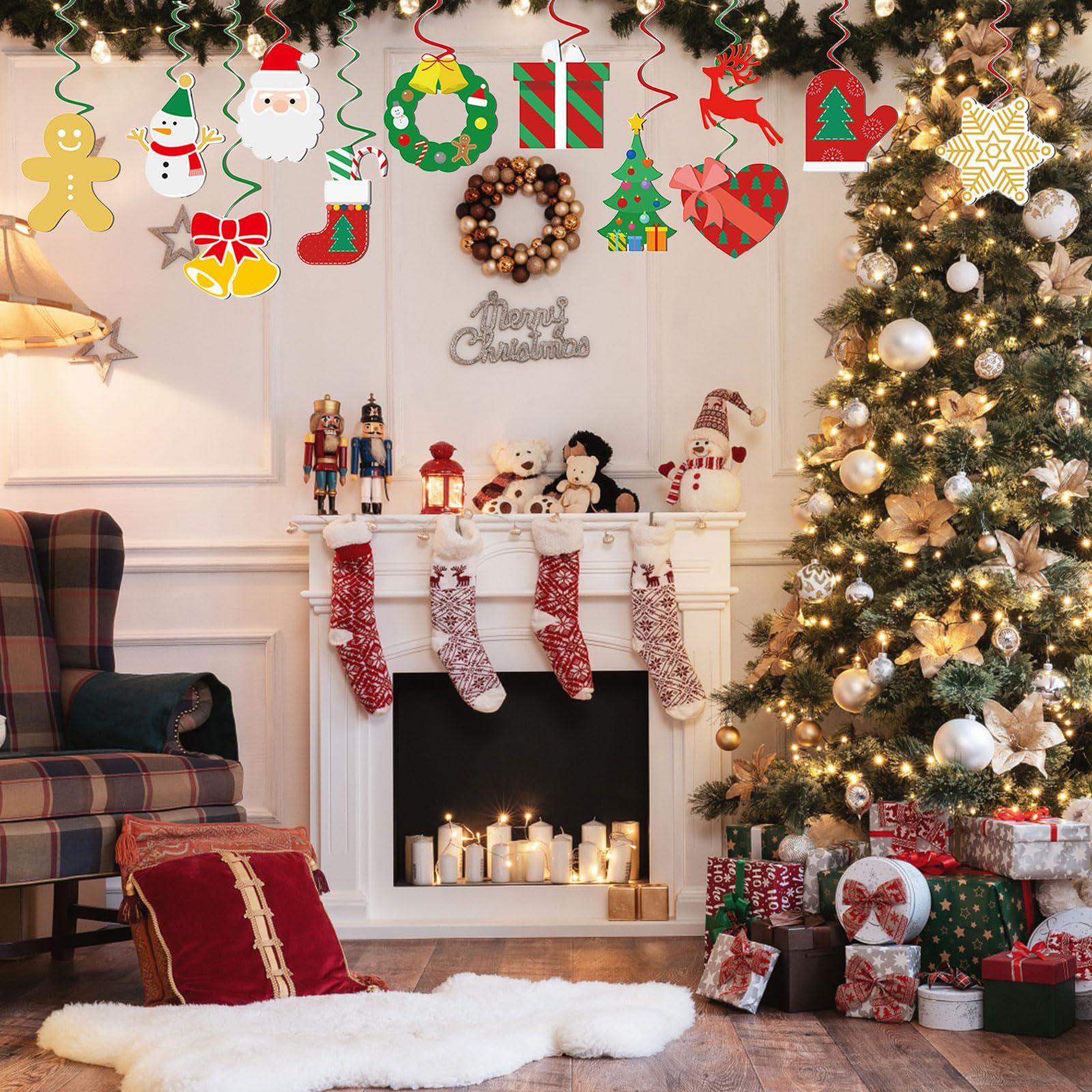 リラックマ クリスマス　ガーランド飾り １セット限定 楽天市場】【8/10限定☆P+3倍】【豪華7種セット】クリスマス
