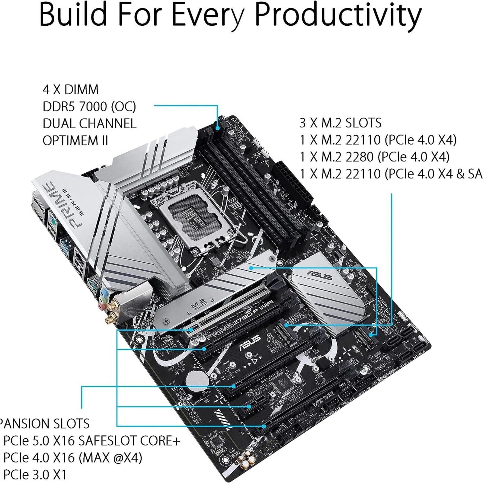 ASUS Prime Z790-A ゲーミング Wi-Fi D4 LGA 1700 インテル ATX 