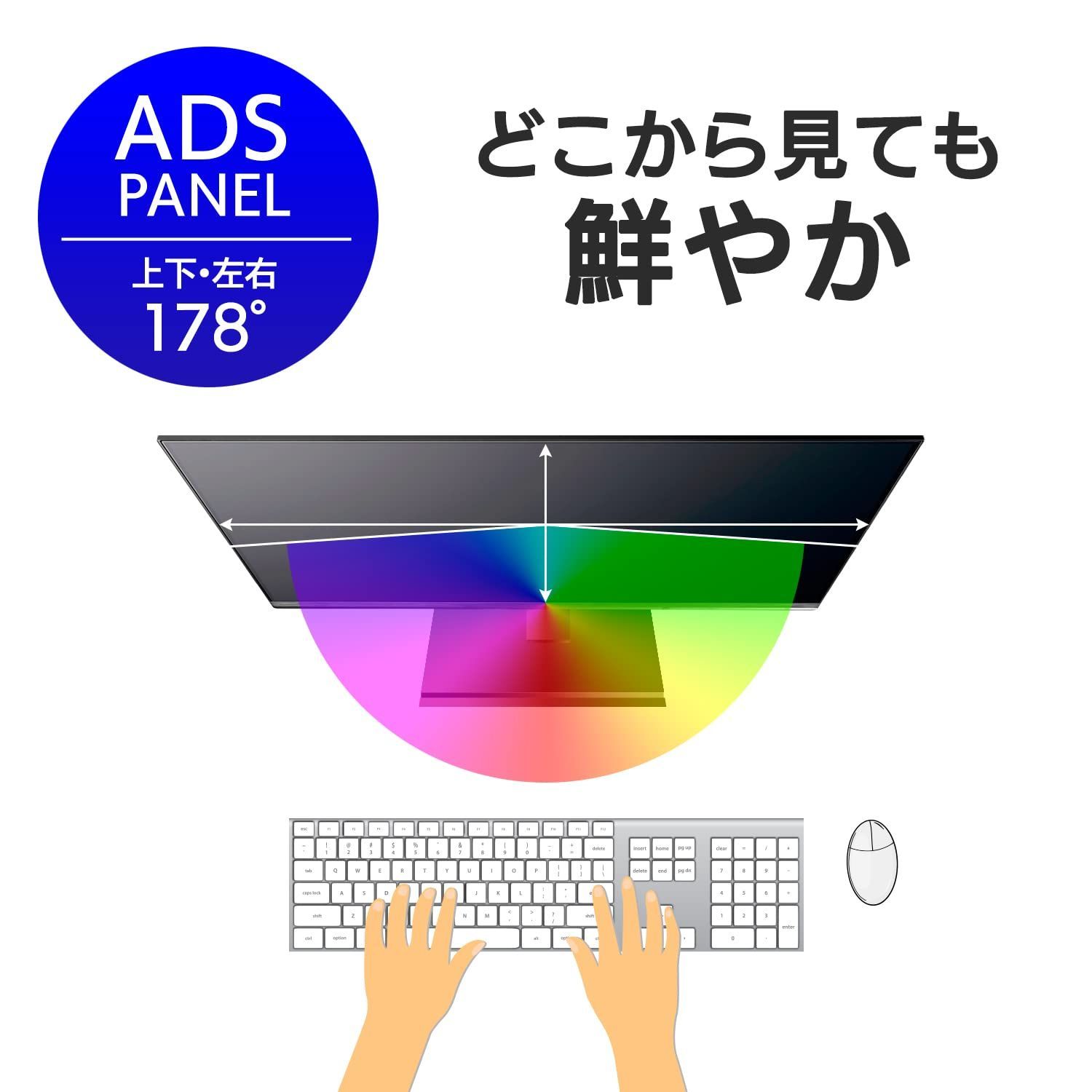 新品 ADSパネル 1080p 広視野角 FHD 21.5インチ 5ms モニター (HDMI