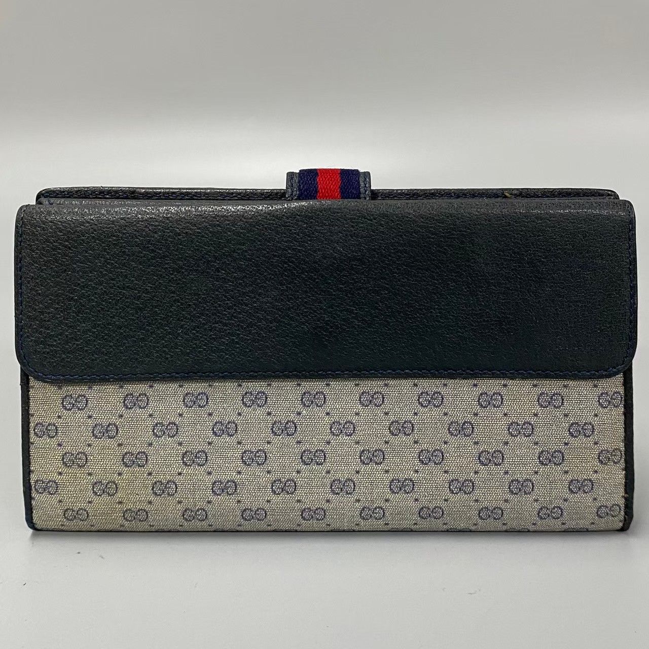 美品 GUCCI グッチ オールドグッチ シェリーライン マイクロGG