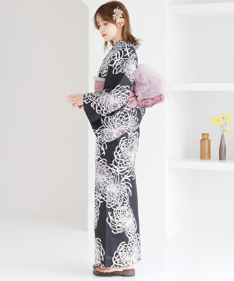 Dita 浴衣 月夜の乱菊しらべ 新品未使用 最終お値下げ 月夜の乱菊しらべ】Dita ディータ 浴衣 5点セット レディース