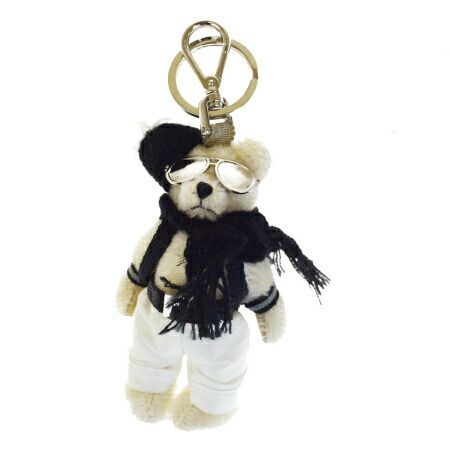 中古】 超美品 プラダ PRADA バッグチャーム キーホルダー ストラップ