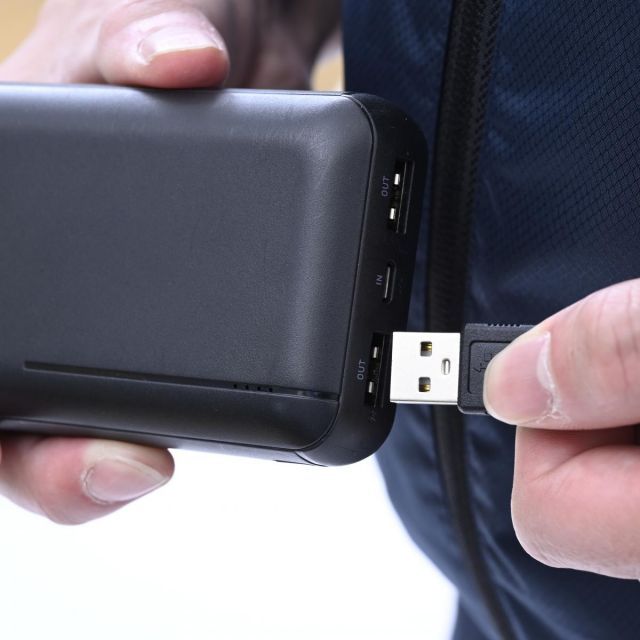 山善 YAMAZEN KAZEfit ペルチェ搭載ファン付きウェア LLサイズ ネイビー KF-PW5SV-LL ペルチェ2個タイプ ベスト 空調ウェア 熱中症対策 YUZUMIYA_COM