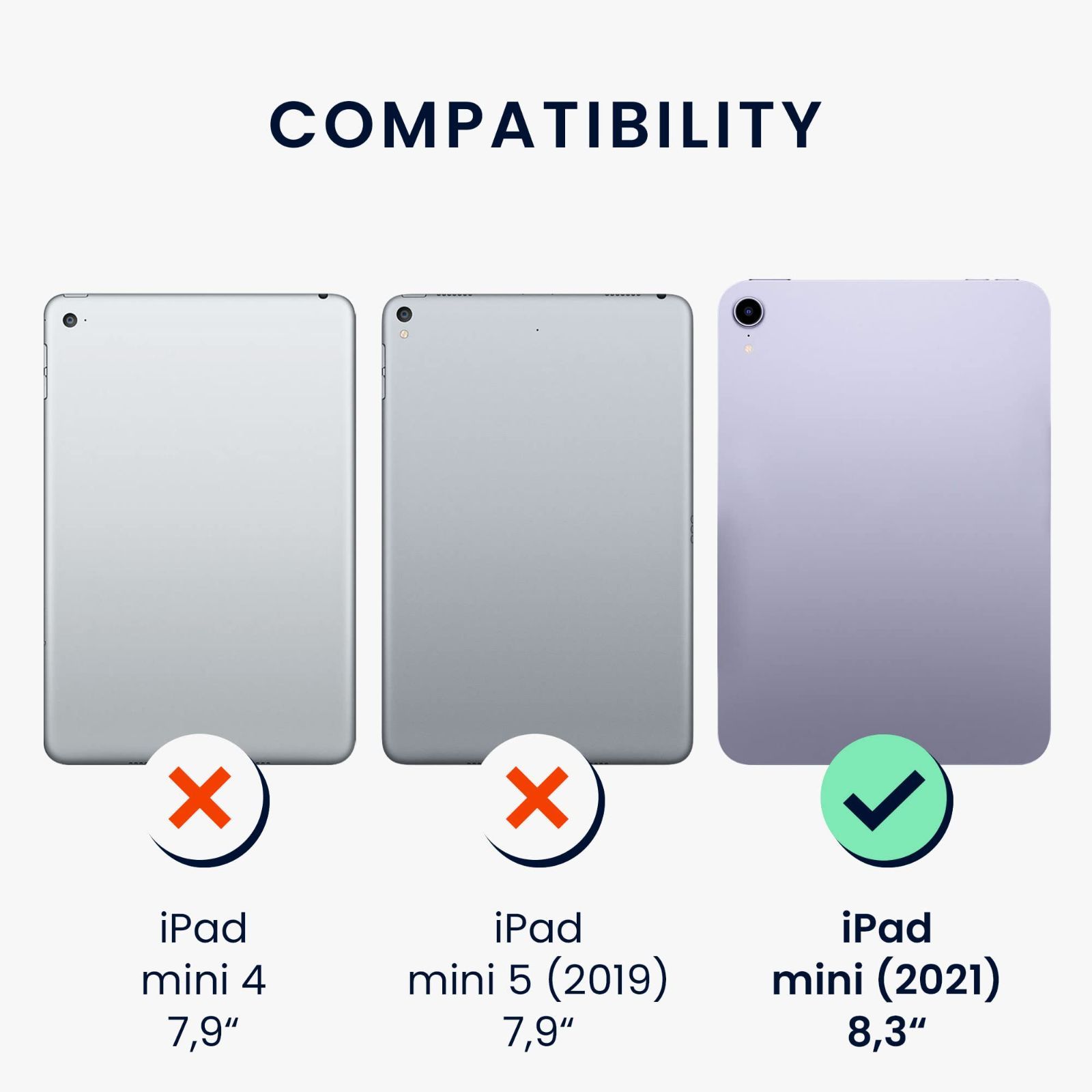 kwmobile 対応: Apple iPad Mini 6 8.3" (202