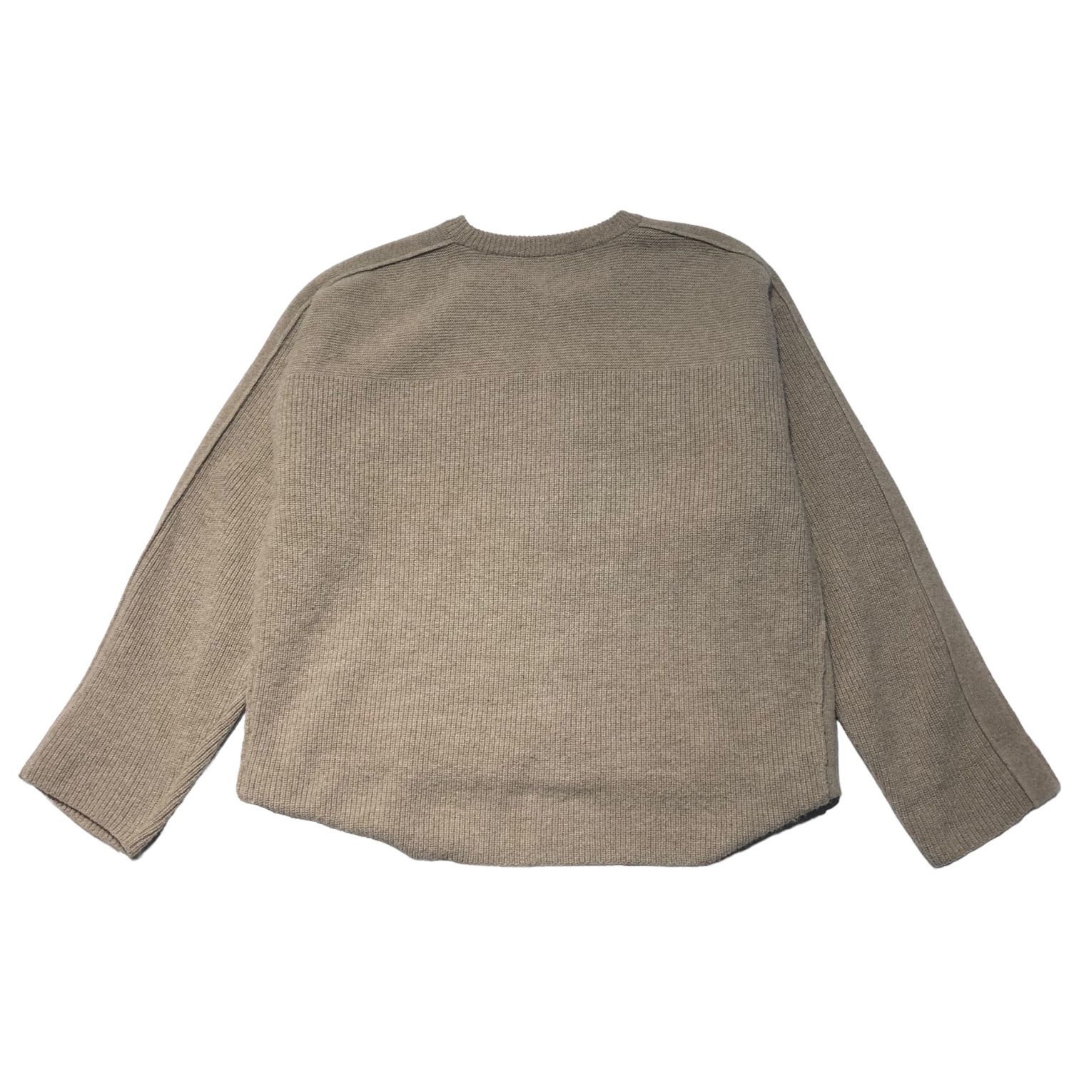 YOKE(ヨーク) 19AW 7G ALPACA WOOL CARDIGAN RIB STITCH KNIT アルパカ 