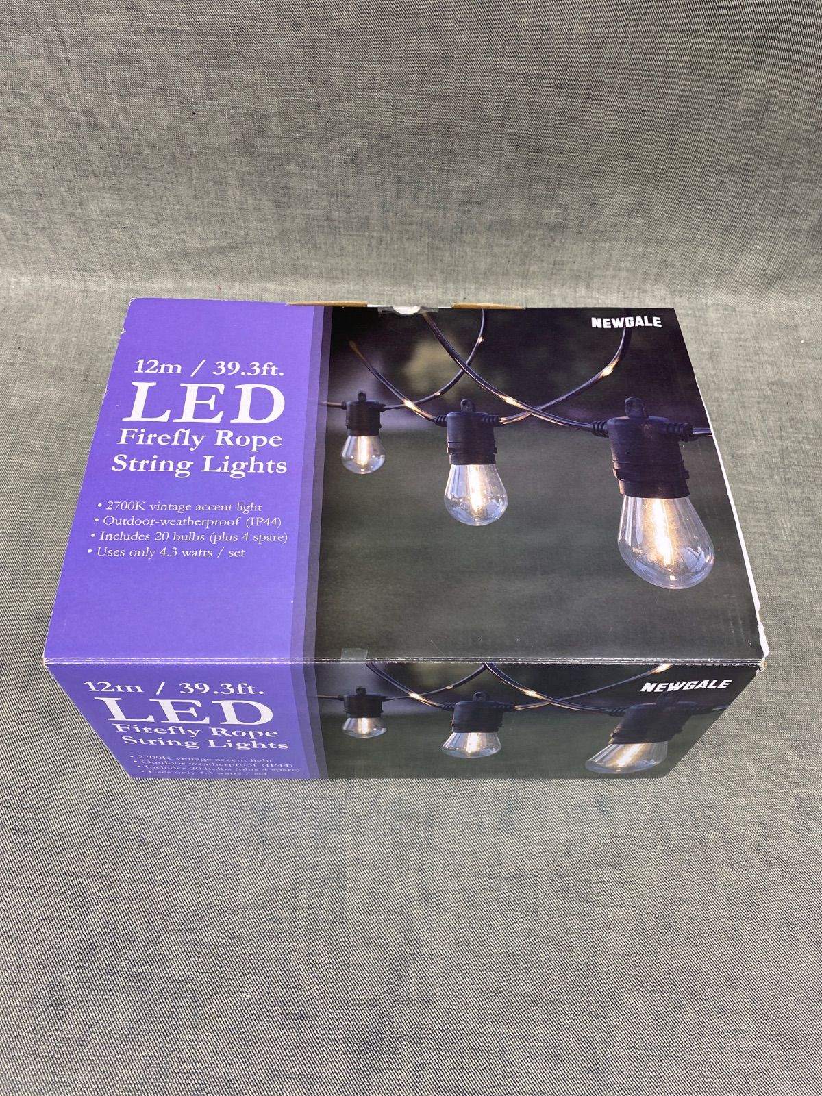 NEWGALE ファイヤーフライ LED ストリングライト 12m 20球×2箱