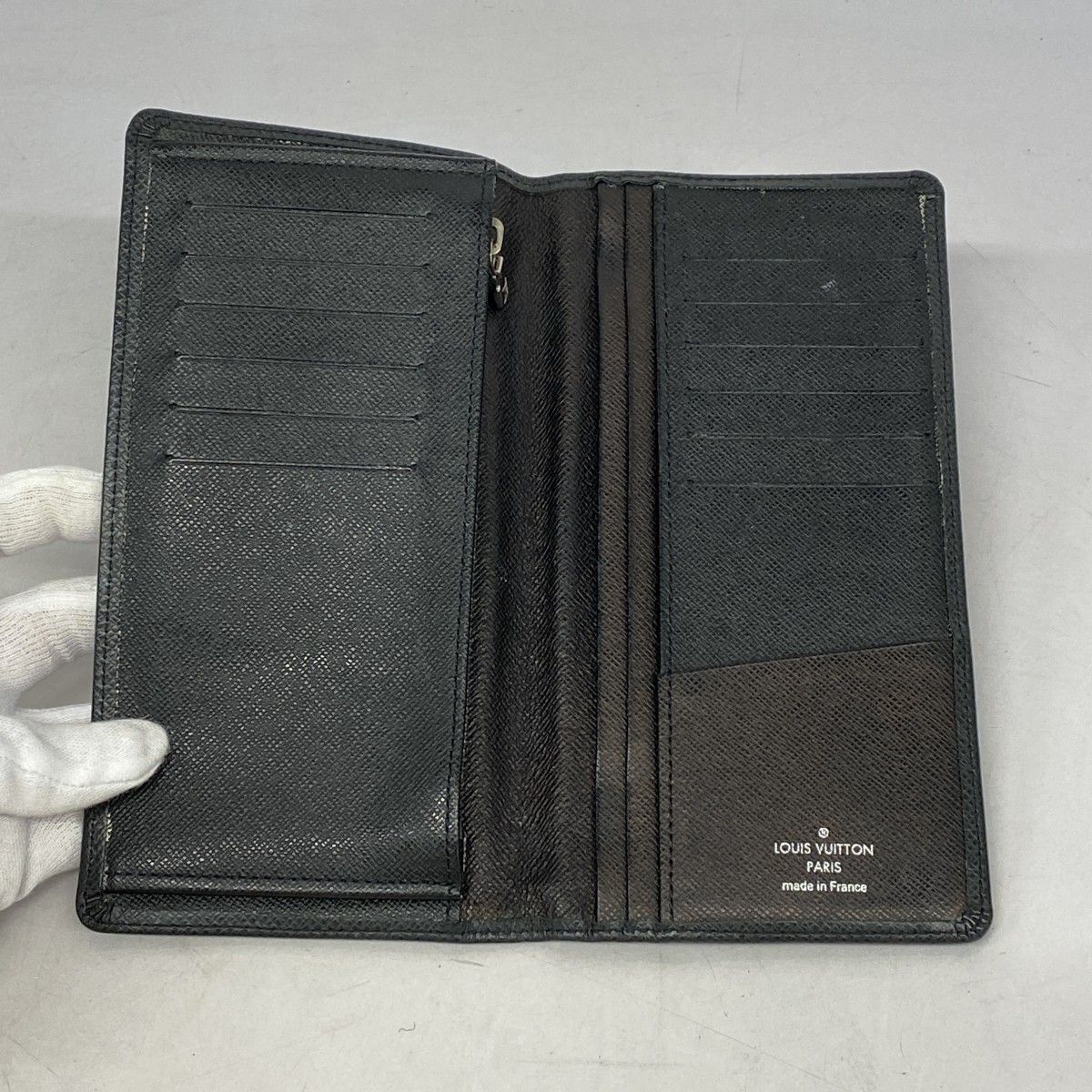 5ec3675】ルイヴィトン 長財布 タイガ ポルトフォイユブラザ
