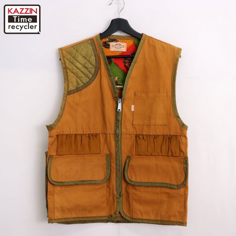 ヴィンテージ　サフトバック　ハンティングベスト SAFTBAK サフトバック 70年代 ハンティングベスト ライト